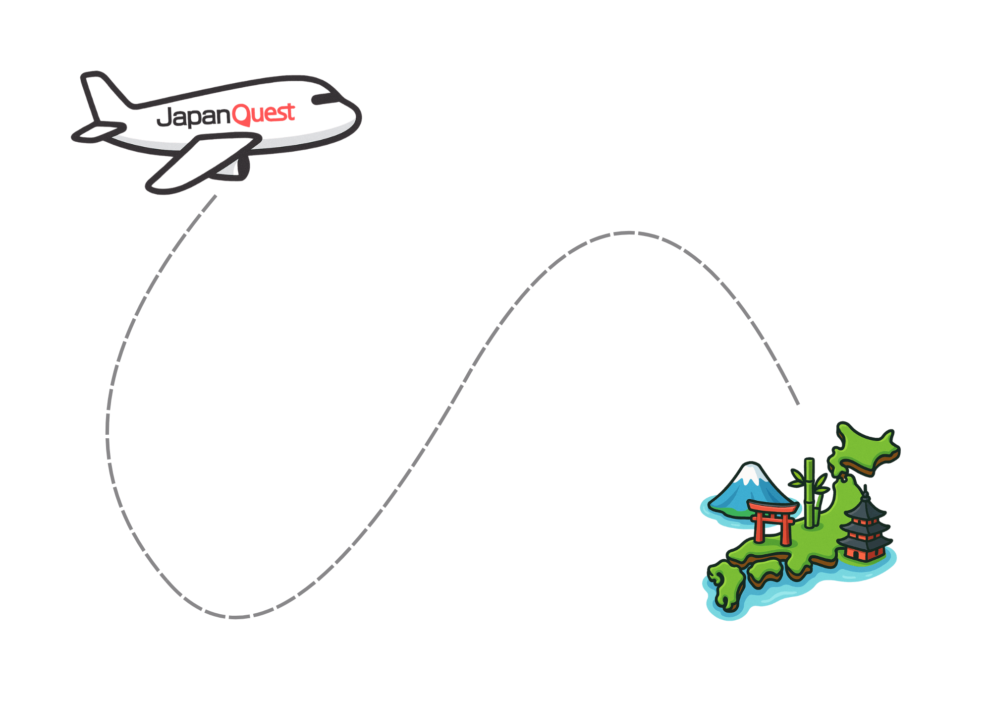 Avião da Japan Quest